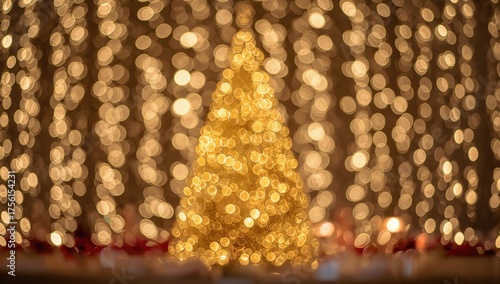LED light string with bokeh...
