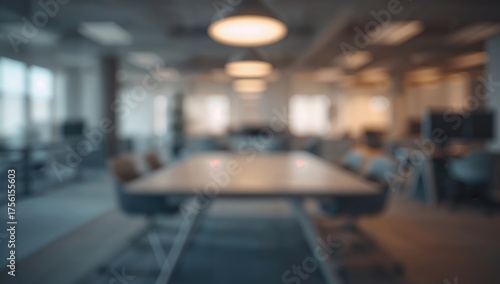 Out-of-focus corporate work...