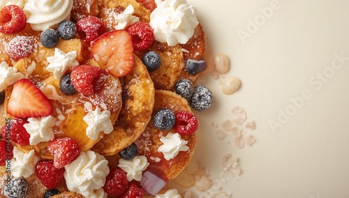 Tasty Pancakes Adorned with...