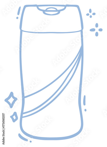 Shampoo Bottle Sticker