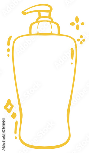 Shampoo Bottle Sticker