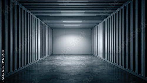 Empty shipping container ag...