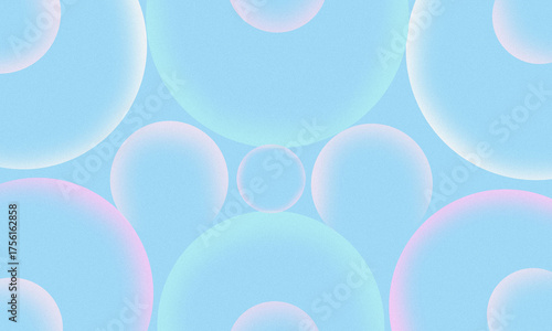 Blue sky color abstract texture ball shape background