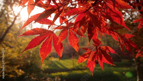 Detailed view of crimson fa...