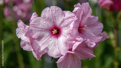 Close-up of pale Lisianthus...