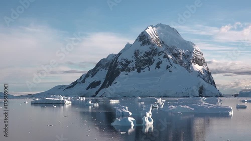 Stunning views of melting ice in the Arctic showcase the effects of climate change and global warming. The changing landscape highlights the urgency of environmental awareness.