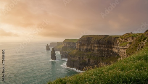 Majestic Coastal Cliffs and...