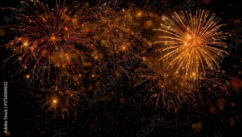 Vibrant festive fireworks l...