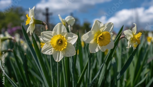 Garden View of the Narcissu...