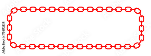 chain frame border element design