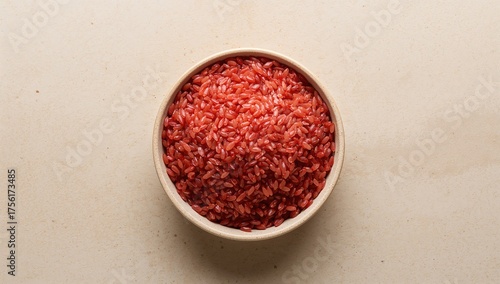 Detailed view of a bowl fil...