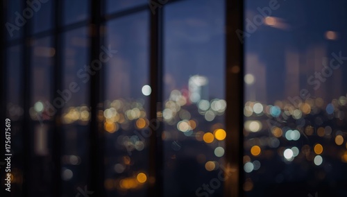 Out-of-focus indoor shot sh...