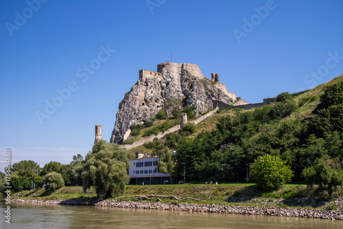 Ruins of Devin castle in Slovakia, near Bratislava
