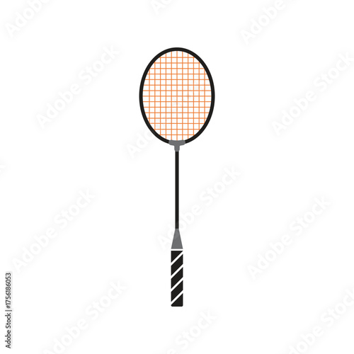 Badminton racket logo