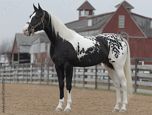 An American Saddlebred show...