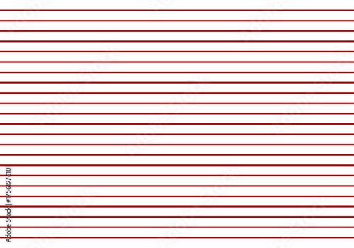 Líneas horizontales de trazo rojo en fondo blanco