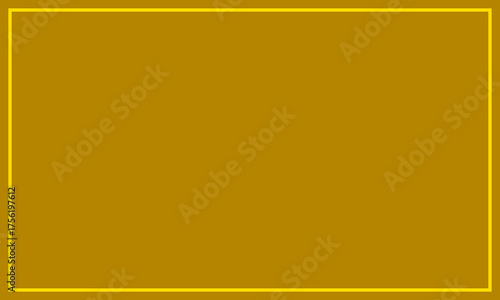 Marco marrón con trazo amarillo otoñal 