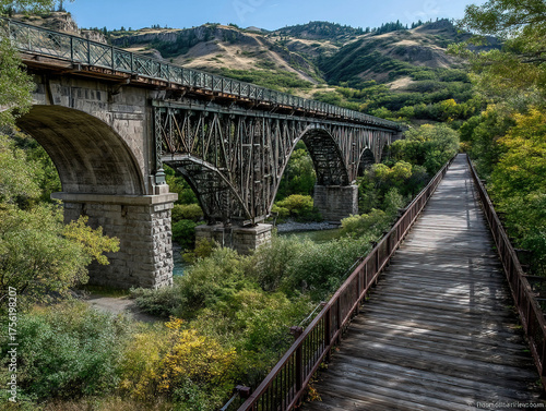 The High Level Bridge in Le...