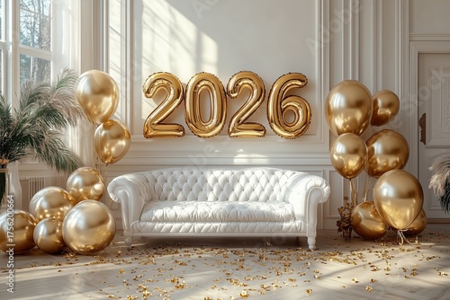 celebration decor for the arrival of 2026