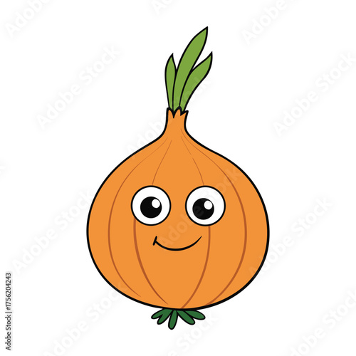 Here’s a 180-character description of an onion:

A plump onion with papery skin and layered flesh, perfect for chopping, slicing, or coloring. Its round shape and textured surface make it fun and easy