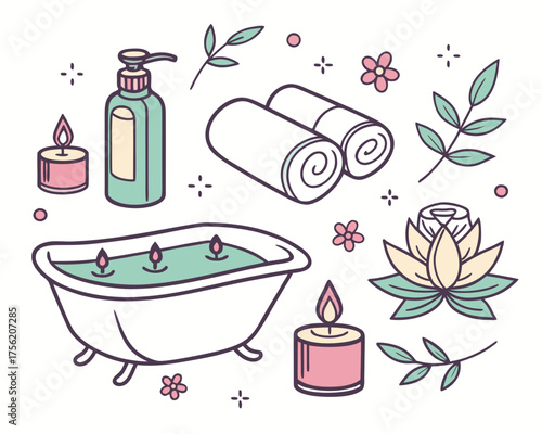 Spa and wellness elements for relaxation