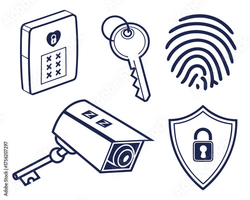 Security measures and protection tools are shown