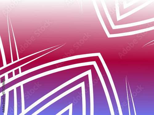 colourful simple anda modern batik line art 