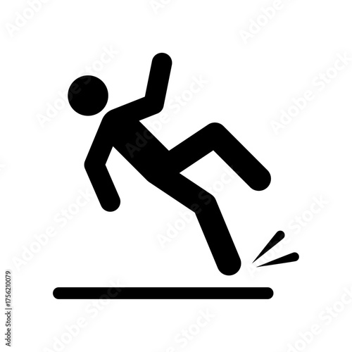 Caution wet floor icon