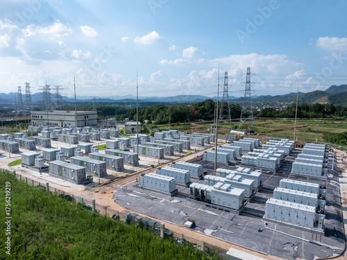 Wallpaper Mural Overlooking the energy storage power station Torontodigital.ca