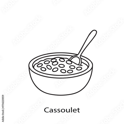 "Cassoulet Hearty slow-cooked stew"