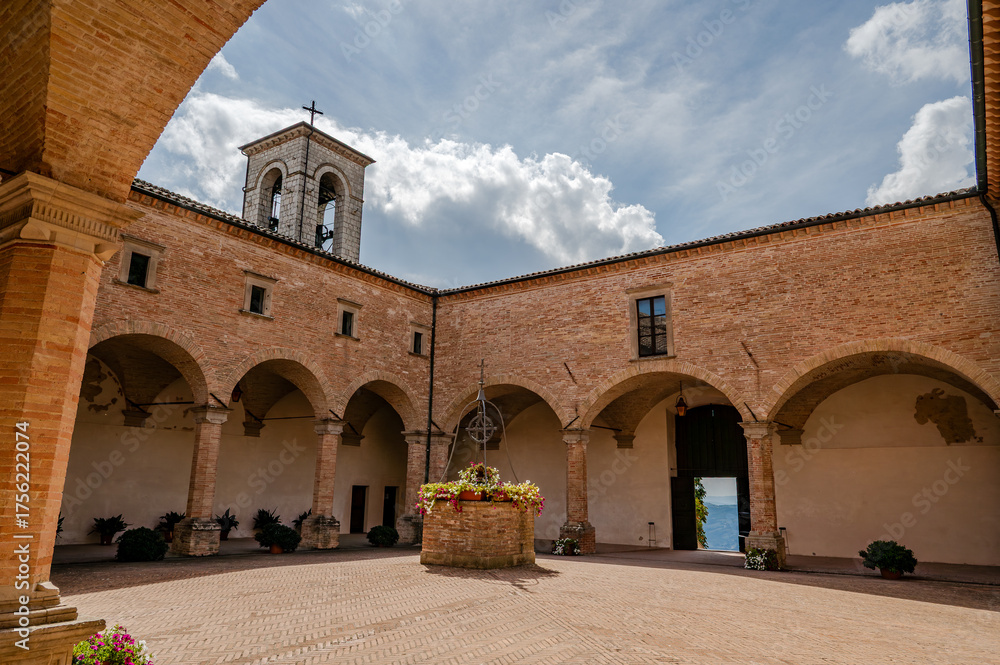 Fototapeta premium Gubbio, Umbria. The Basilica of S. Ubaldo