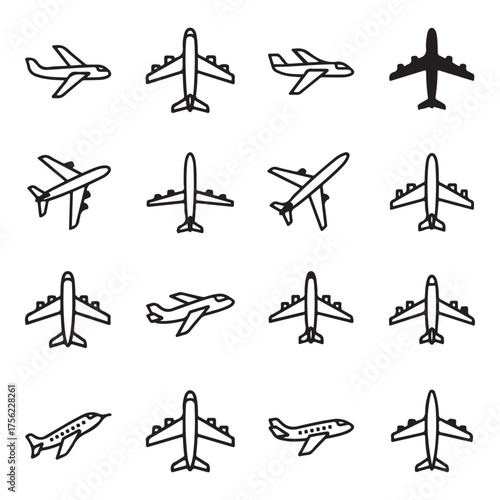 Airplane Icon – Minimal Flight Symbol