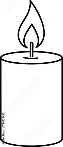 Candle flame light wax burning fire darkness celebration memory peace hope relax
