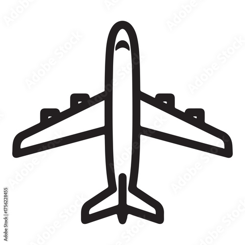 Airplane Icon – Minimal Flight Symbol