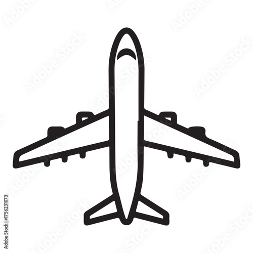 Airplane Icon – Minimal Flight Symbol