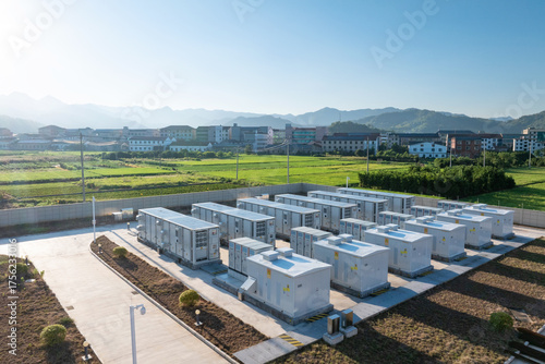 Wallpaper Mural Overlooking the energy storage power station Torontodigital.ca