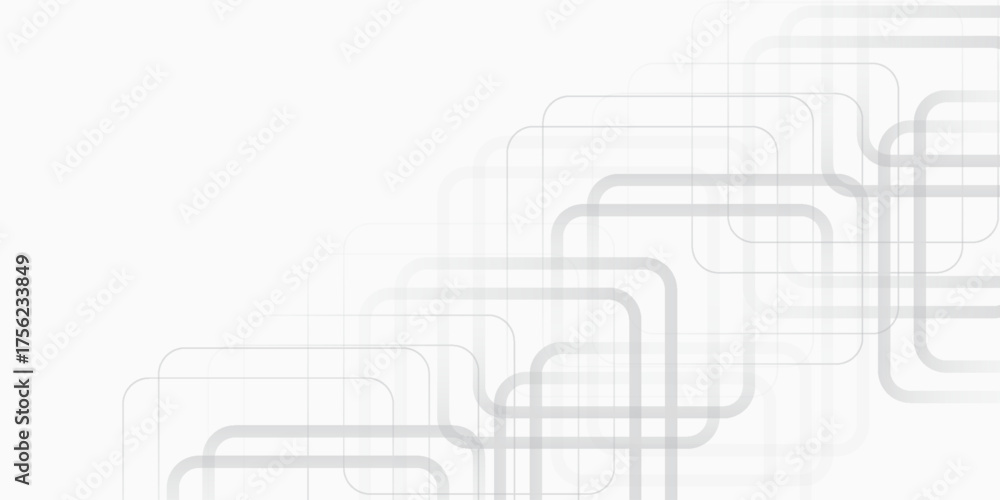 Obraz premium Gradient white monochrome background vector design white liine gray. Modern simple illustrations