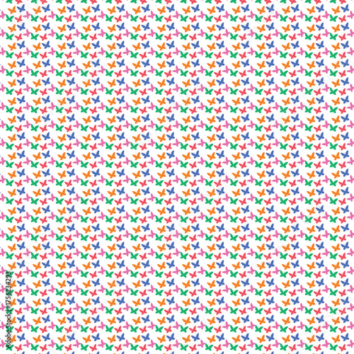 Colorful butterfly pattern wallpaper delicate wings fluttering in natural harmony
