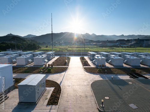 Overlooking the energy storage power station