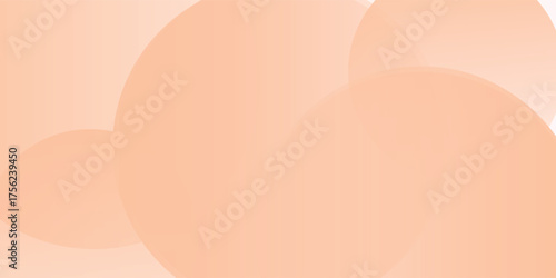 Abstract background with peach fuzz metaball shapes. Morphing organic blobs. Vector 3d illustration. Abstract 3d background. Liquid shapes. Banner or sign design