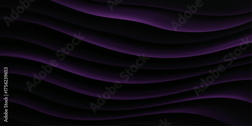 Abstract violet and purple wave background with soft flowing silk texture design