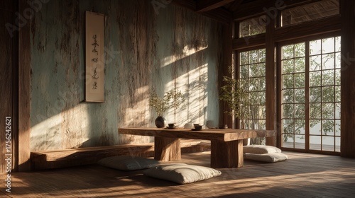 interior of the old house