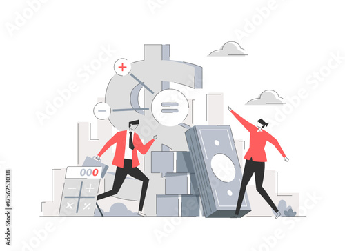 Investment analysis concept banner,Financial planning,Data analysis concept,Business concept for marketing ,analysis and brainstorm