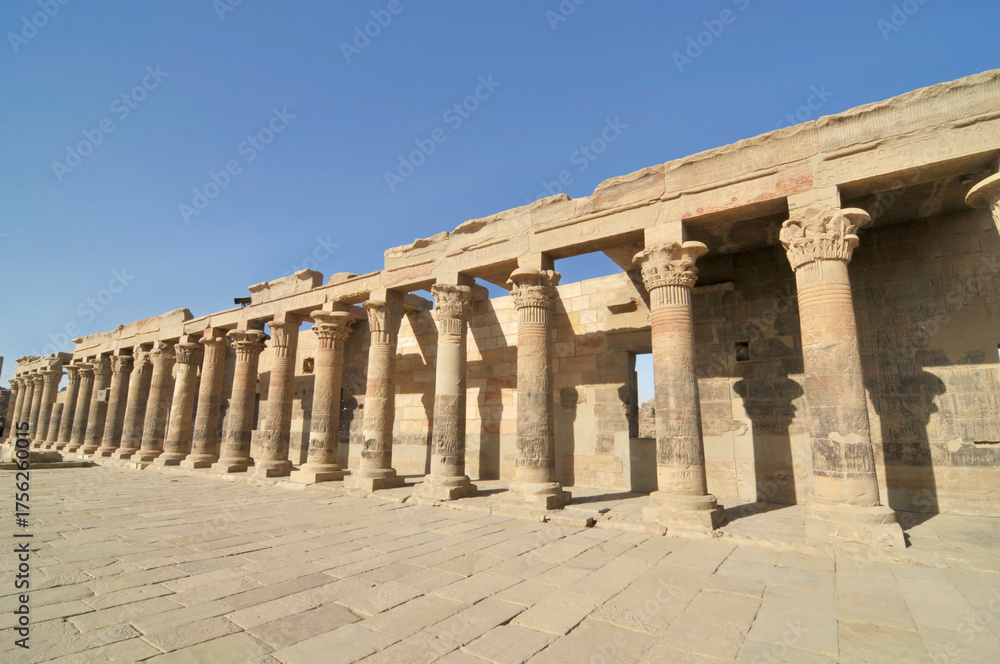 Fototapeta premium Phylae Island with Philae temple complex Asuan, Egypt