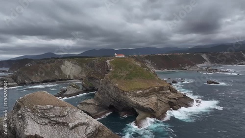 Faro de Cabo Vidio en Cudillero, Asturias