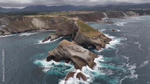 Faro de Cabo Vidio en Cudillero, Asturias