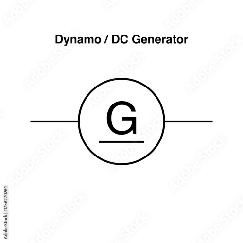 Dynamo DC Generator symbol