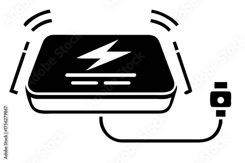 Wireless charger with watch