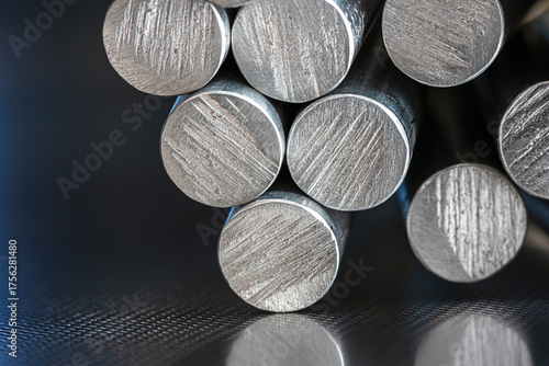 Aluminum rods, metallurgical industry products
