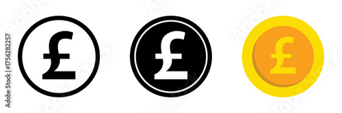 pound sterling golden coin currency